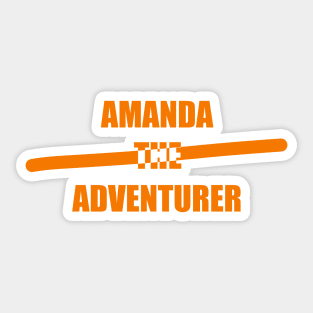 Amanda the adventurer Sticker